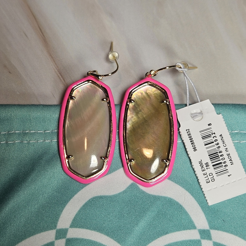 NWT Kendra Scott Enamel Elle Earrings